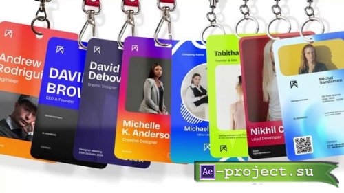 Videohive - Identity Card Mockup - 59573821 - Project for After Effects