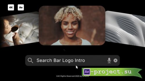 Videohive - Search Bar Logo Intro - 59572095 - Project for After Effects