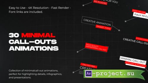 Videohive - Minimal Call-Outs - 59578140 - Project for After Effects