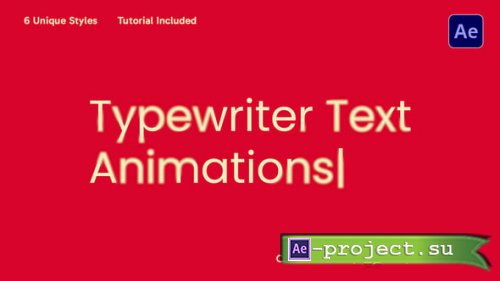 Videohive - Typewriter - 59573618 - Project for After Effects