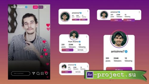 Videohive - Instagram UI Elements Pack - 59577248 - Project for After Effects