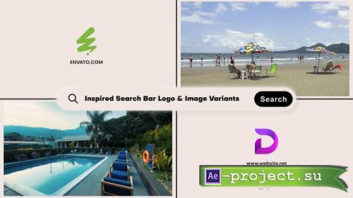 Videohive - Search Bar Logo & Image | 4K - 59572917 - Project for After Effects