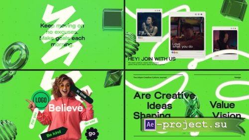 Videohive - Creative Minimal Promo  Modern Social Media Typography Template with Dynamic Text Animation - 59587148