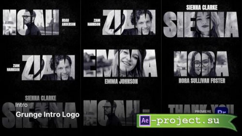 Videohive - Intro - Grunge Intro Logo Premiere Pro Templates - 59545101
