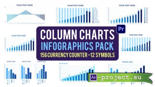 Videohive - Column Charts Infographics I MOGRT - 59571758 - Premiere Pro Templates