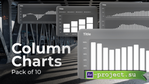 Videohive - Column Charts - 59597739 - Project for After Effects