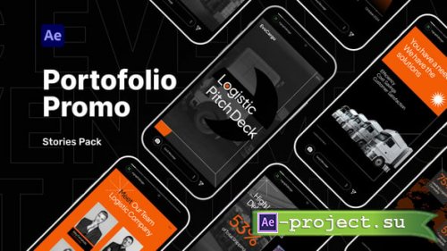 Videohive - Logistic Stories Pack - 59514520 - Project for After Effects