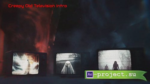 Videohive - Creepy Old Television Intro - 59599439 - Project for After Effects