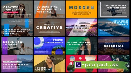 Videohive - Dynamic Typography - 30903349 - Project for After Effects