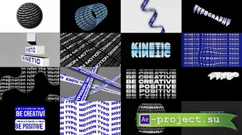 Videohive - Kinetic Typography  - Project for After Effects