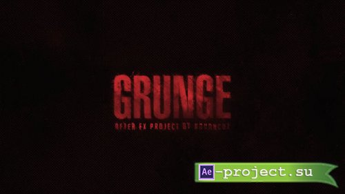 Videohive - Grunge Logo Reveal V2 - 59588480 - Project for After Effects