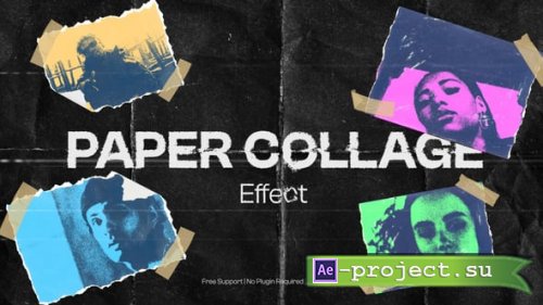 Videohive - Paper Collage - 59611435 - Project for After Effects