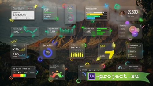 Videohive - Infographic Widgets - 59613038 - Project for After Effects