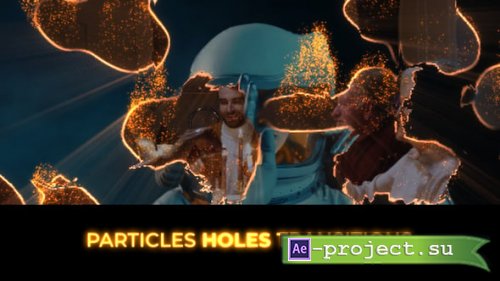 Videohive - Particles Holes Transitions - 59516878 - DaVinci Resolve Templates