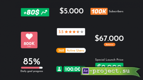 Videohive - Universal Number Counter - 59606505 - Project for After Effects