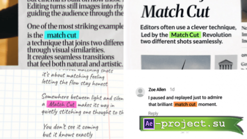 Videohive - Match Cut Transition - 59608108 - Project for After Effects