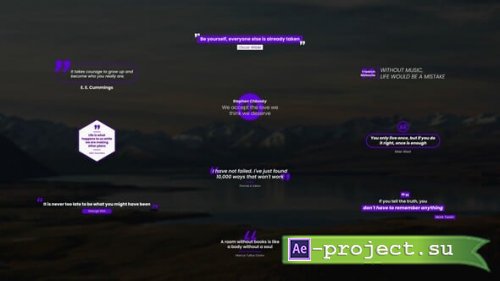 Videohive - Quotes Titles - 59621778 - Project for After Effects