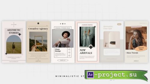 Videohive - Minimalistic Stories - 59621835 - Project for After Effects
