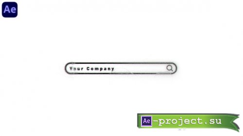 Videohive - Search Bar Glitch Logo - 59622031 - Project for After Effects