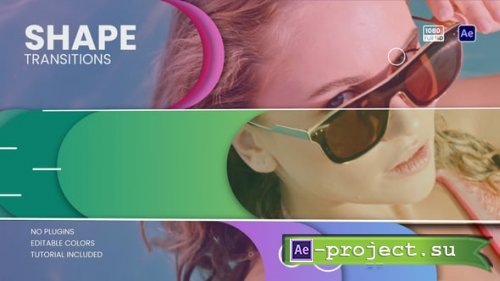 Videohive - Shape Transitions - 59627042 - Project for After Effects
