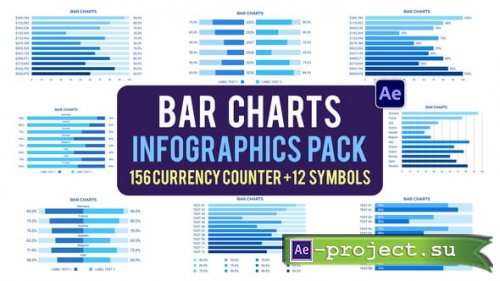Videohive - Bar Charts Infographics Pack - 59622065 - Project for After Effects