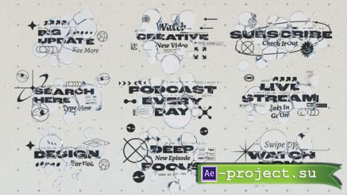 Videohive - Glass Bubble Titles - 59622607 - Project for After Effects