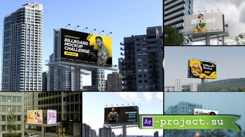 Videohive - Realistic 3D Billboard Mockup - 59578689 - Project for After Effects