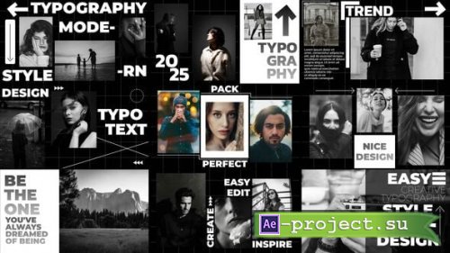 Videohive - Typography Slides 1.0 | AE - 59641725 - Project for After Effects