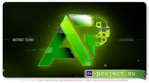 Videohive - Abstract Techno Logo Reveal - 59573757 - Project for After Effects