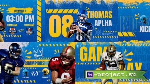 Videohive - Football Opener - 59632676 - Project for After Effects