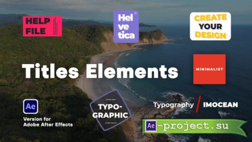 Videohive - Titles - 59621245 - Project for After Effects