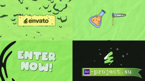 Videohive - Chemical Reaction Test Tube Logo for After Effects - 59672768 - Project for After Effects