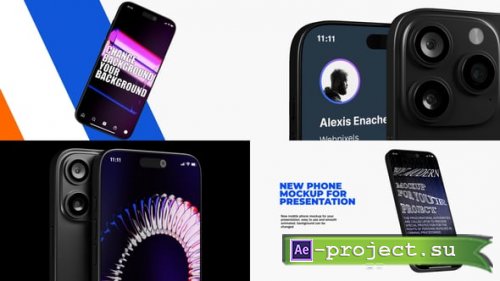 Videohive - Phone Mockup | Dark Phone Mockup Animation Template! - 59681947
