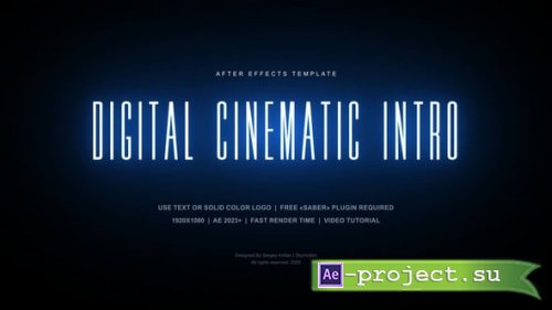 Videohive - Digital Cinematic Intro - 59692303 - Project for After Effects