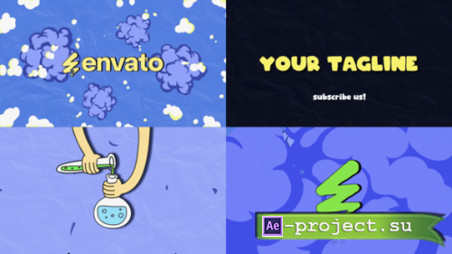 Videohive - Smoke Explosion Chemical Reaction Logo for After Effects - 59695647 - Project for After Effects