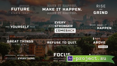 Videohive - Kinetic Text Title - 59632674 - Project for After Effects
