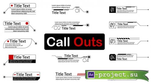 Videohive - Call Outs - 59699788 - Project for After Effects