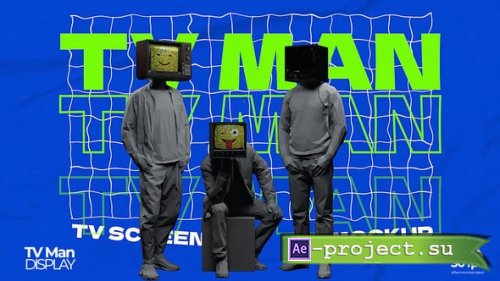 Videohive - TV man Video Display - 59705382 - Project for After Effects