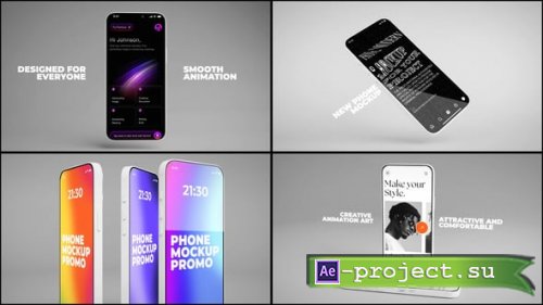 Videohive - Modern Phone Mockup - 59733670 - Project for After Effects