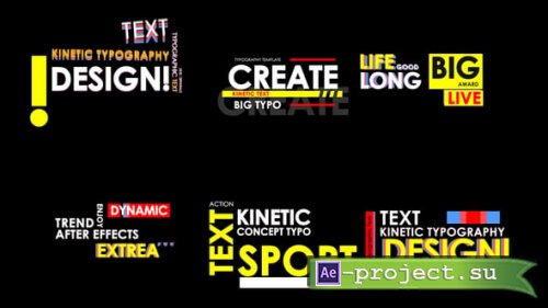 Videohive - Dynamic Kinetic Typography | Text Intro Pack - 59684801 - Project for After Effects