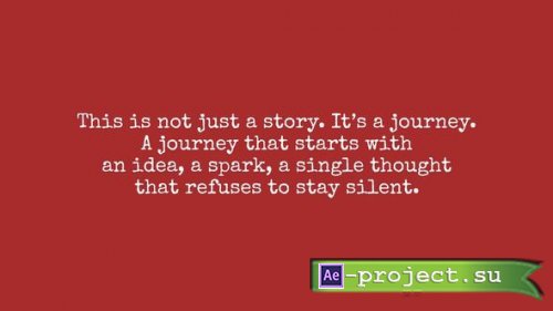 Videohive - Typewriter - 59718441 - Project for After Effects