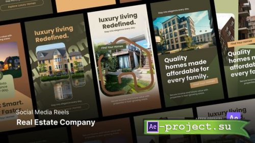 Videohive - Reels - Real Estate Company After Effects Project Files - 59729208