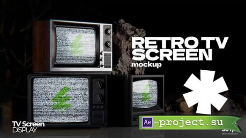 Videohive - Retro TV Screen Mockup - 59734335 - Project for After Effects