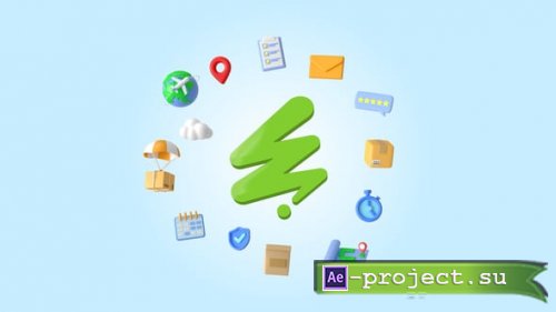 Videohive - Delivery 3D Logo - 59733396 - Project for After Effects