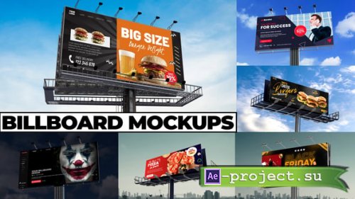 Videohive - Billboard Mockup Pack | Changeable Backgroun - 59735767 - Project for After Effects