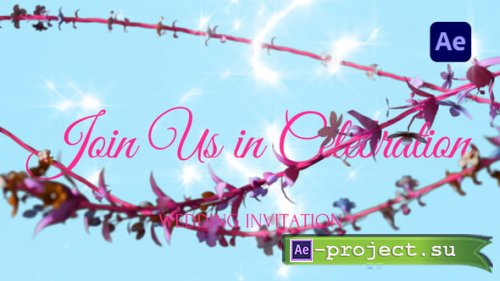 Videohive - Elegant Floral Wedding Invite - 59735362 - Project for After Effects
