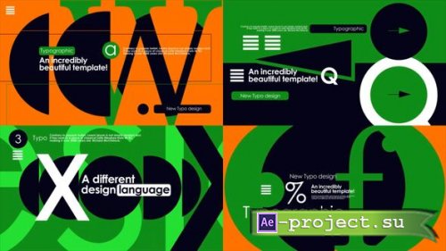 TVideohive - Typo Scenes - 59739983 - Project for After Effects