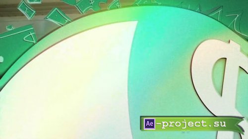 Videohive - Cartoon Cash Dollar Transition - 59640943 - Project for After Effects