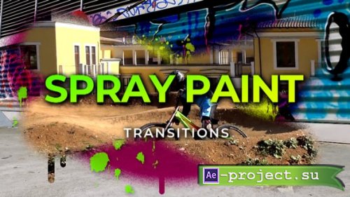 Videohive - Spray Paint Transitions - 59734497 - DaVinci Resolve Templates