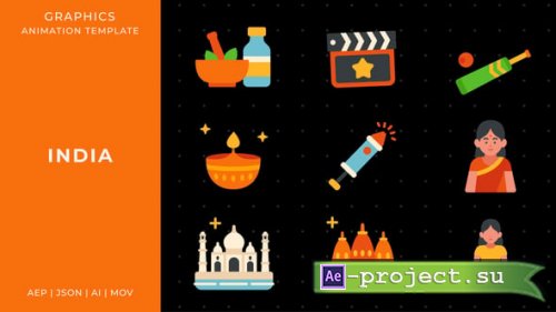 Videohive - India graphic animation template | After Effects - 59734281 - Project for After Effects
